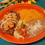 Steak Con Camarones